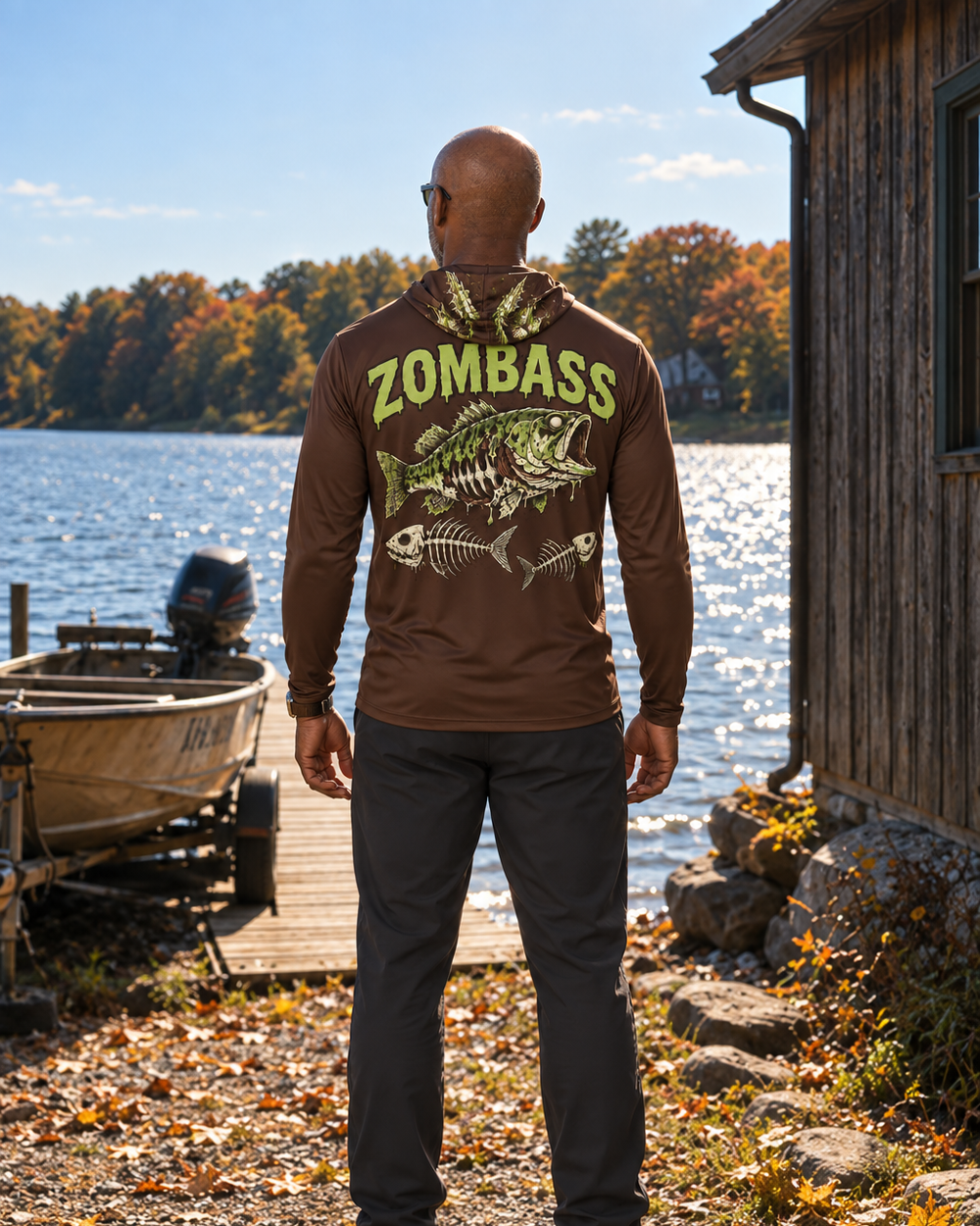 Zombass gaiter hoodie