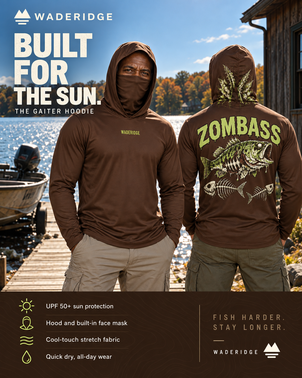 Zombass gaiter hoodie