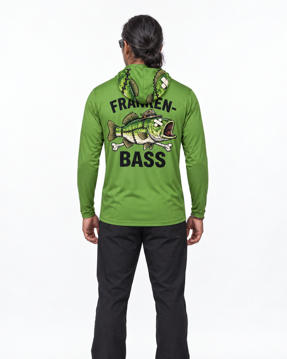 Franken-Bass gaiter hoodie