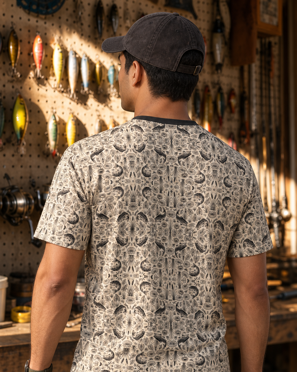 Tug Damask performance tee