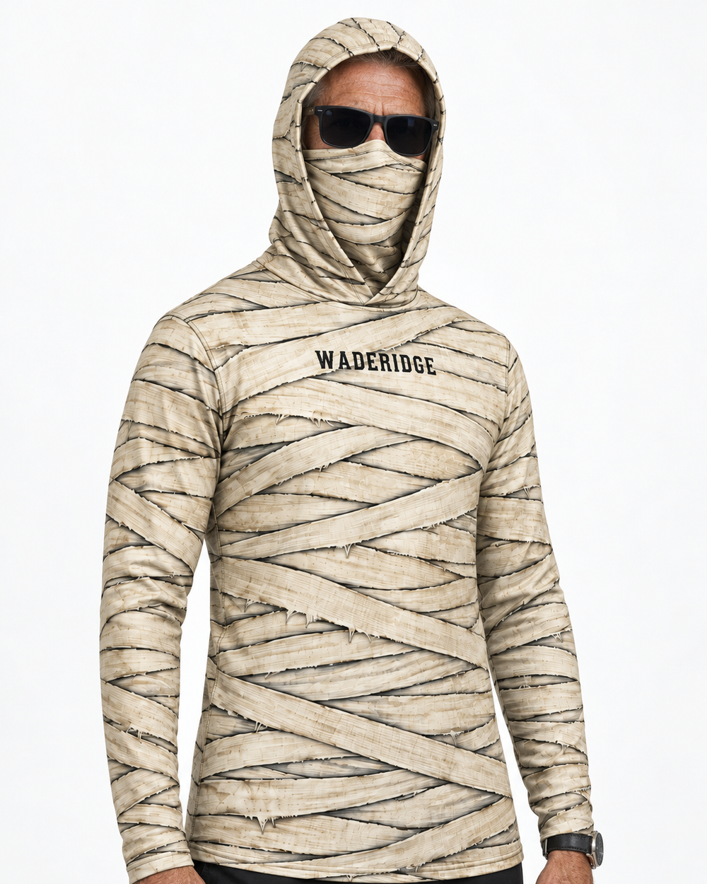 Mummy's Catch gaiter hoodie