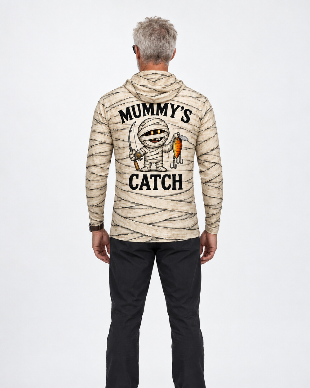 Mummy's Catch gaiter hoodie