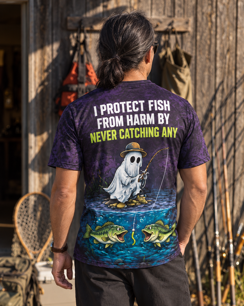 I Protect Fish Ghost performance tee