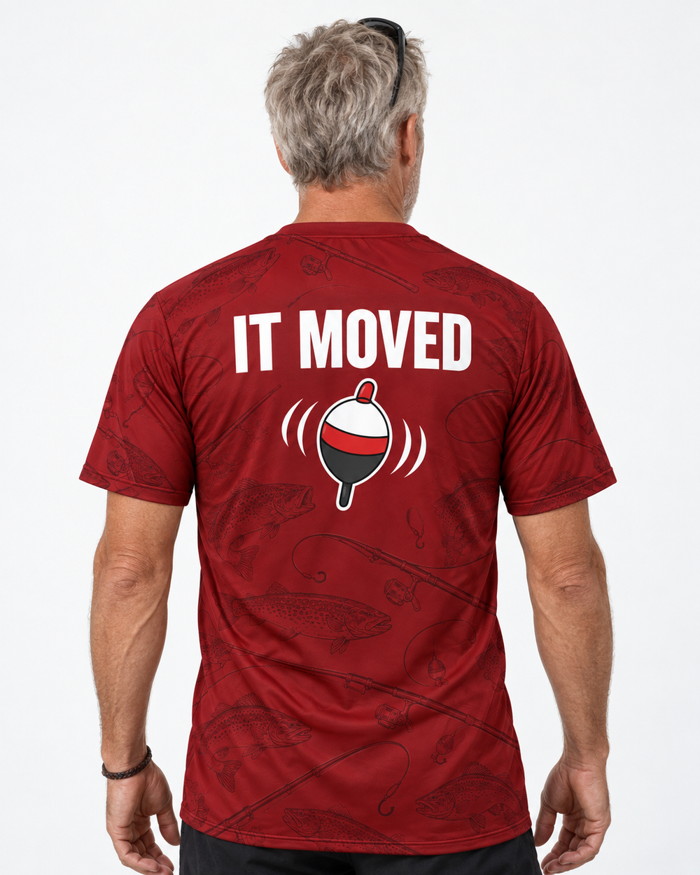 It Moved Bobber performance tee
