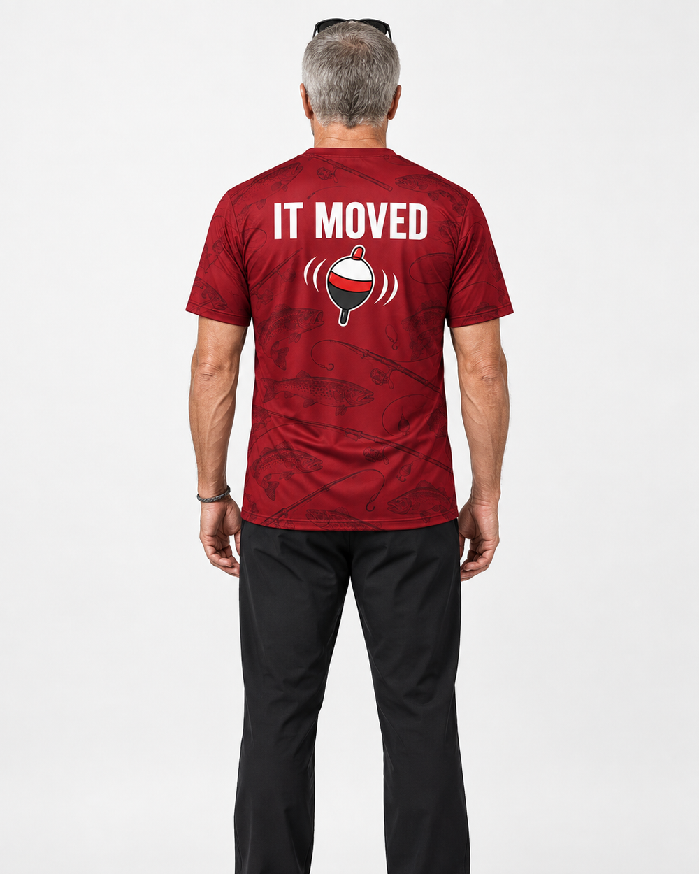 It Moved Bobber performance tee