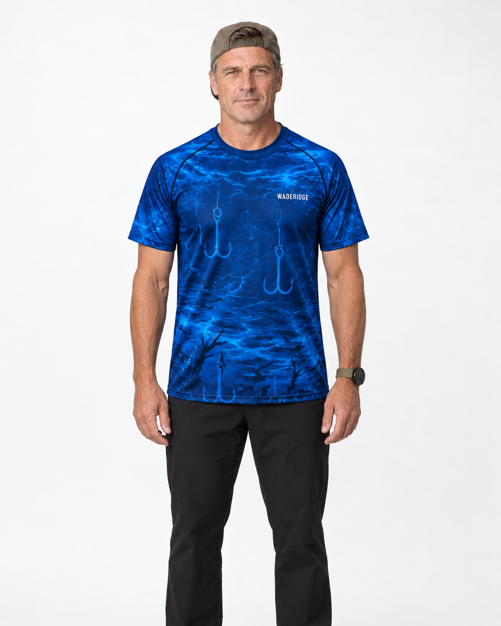 Lures Catch Fishermen performance tee