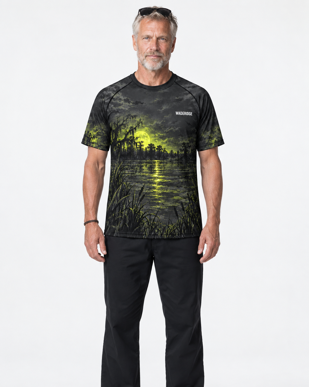 Y'all Catch Fish Skeleton performance tee