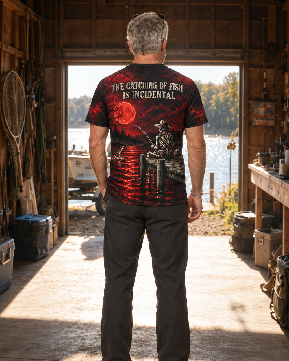 Catching Is Incidental performance tee
