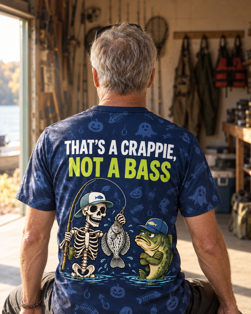Crappie Not a Bass performance tee