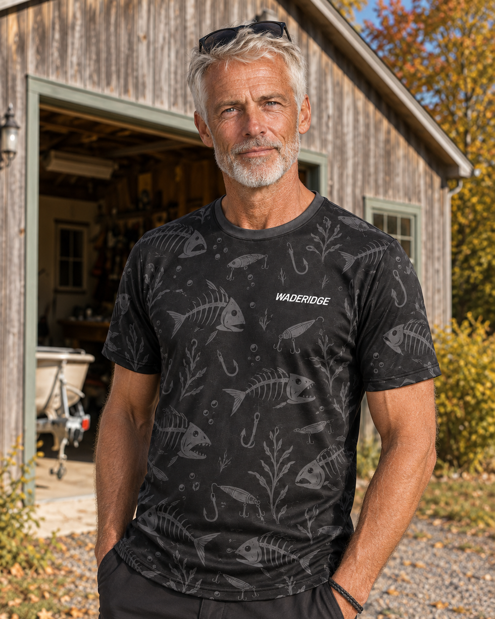 Lucky Shirt Skeleton performance tee