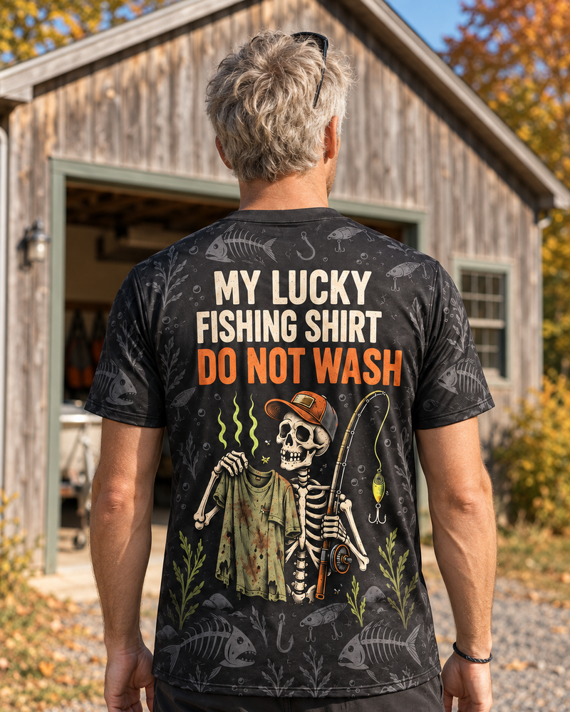 Lucky Shirt Skeleton performance tee