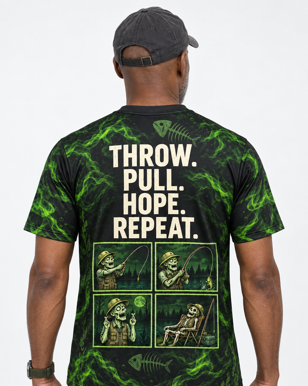 Throw Pull Hope Repeat performance tee