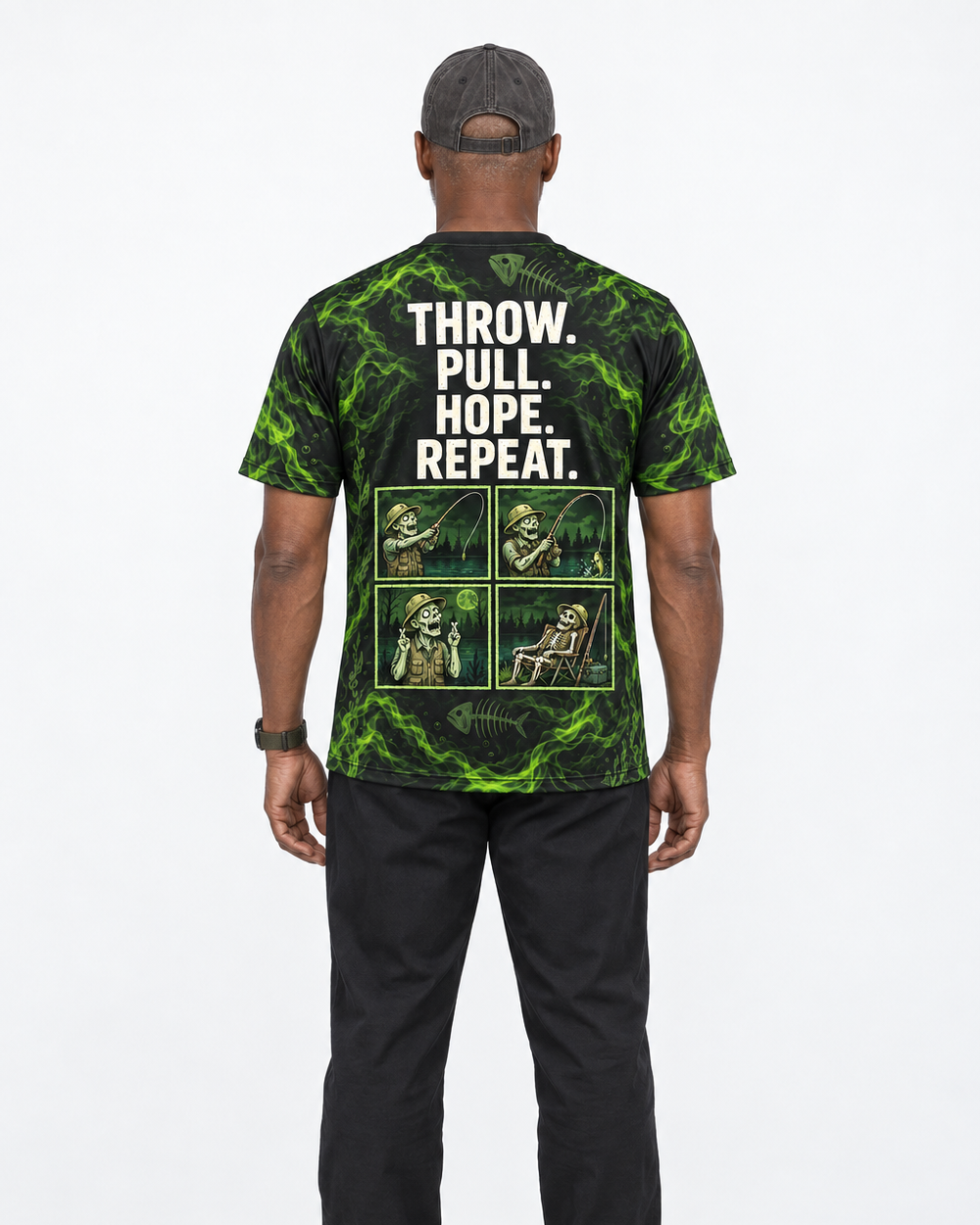 Throw Pull Hope Repeat performance tee