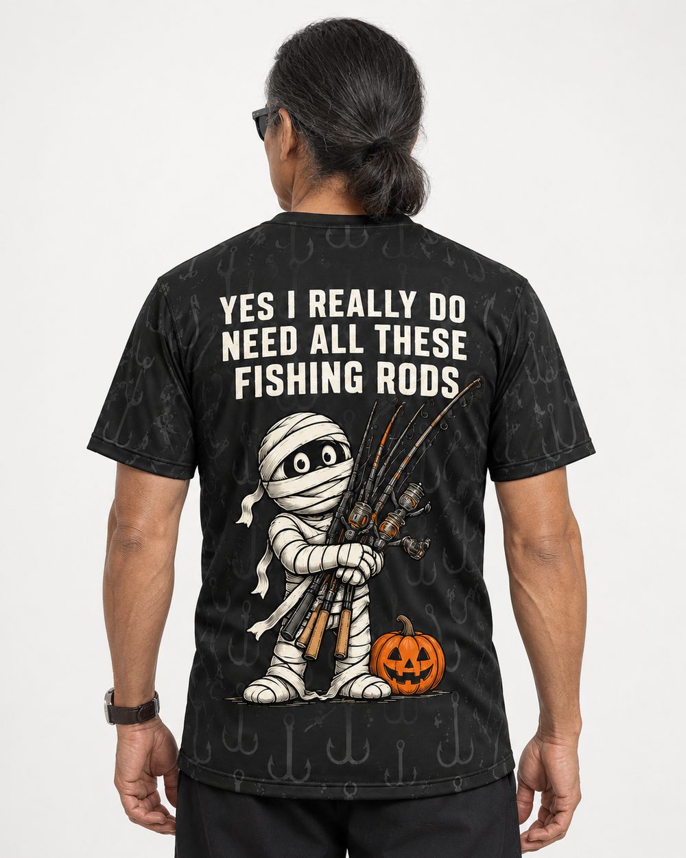Need All These Rods Mummy performance tee