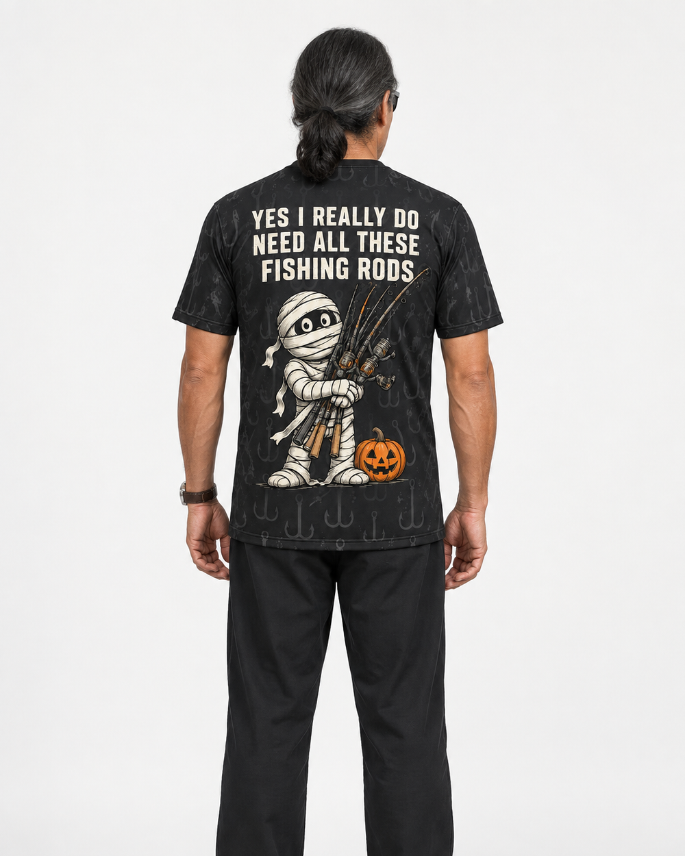 Need All These Rods Mummy performance tee