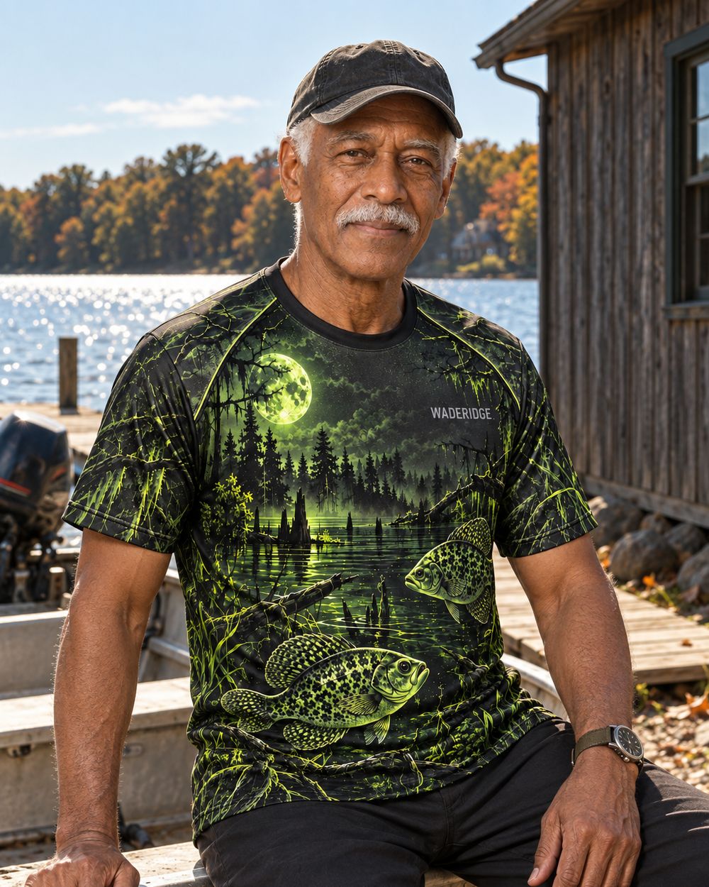 Crappie Day Witch performance tee