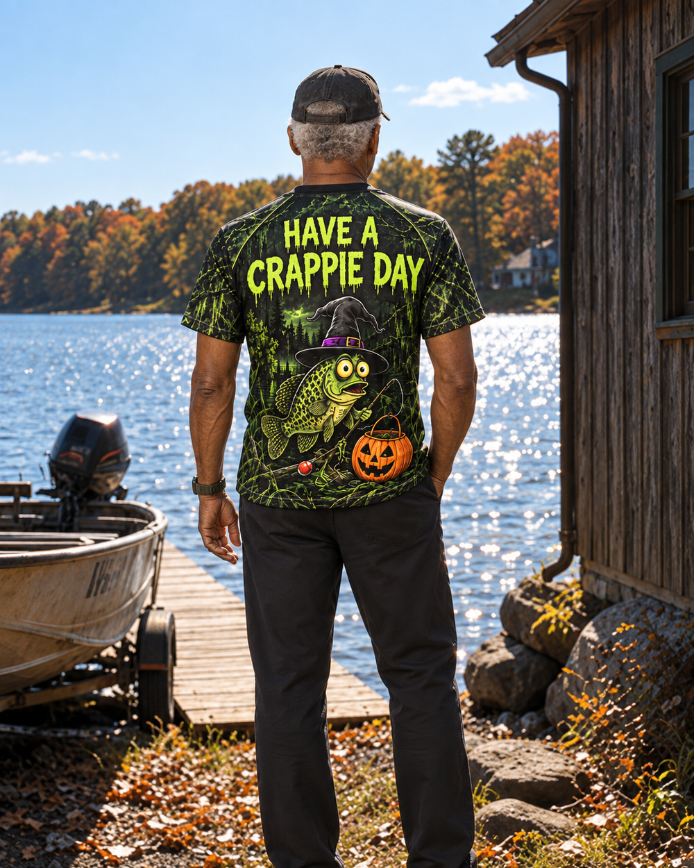 Crappie Day Witch performance tee