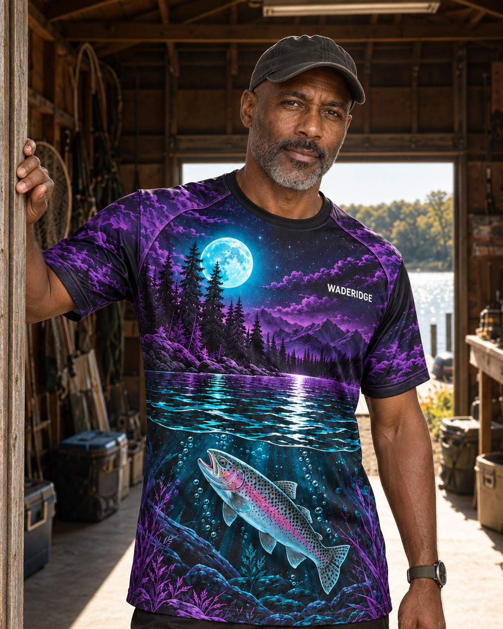 Find Trout Ghost performance tee