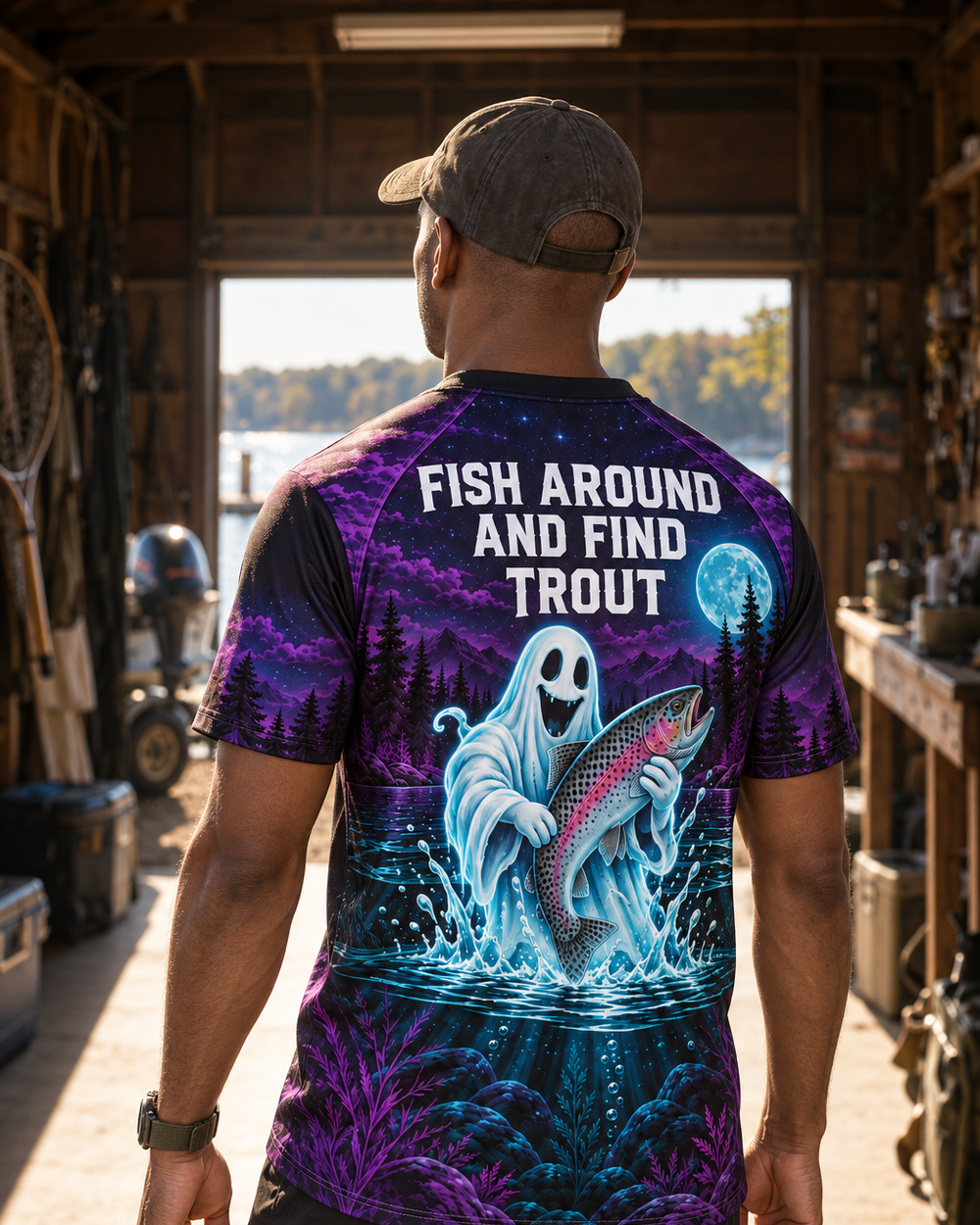 Find Trout Ghost performance tee