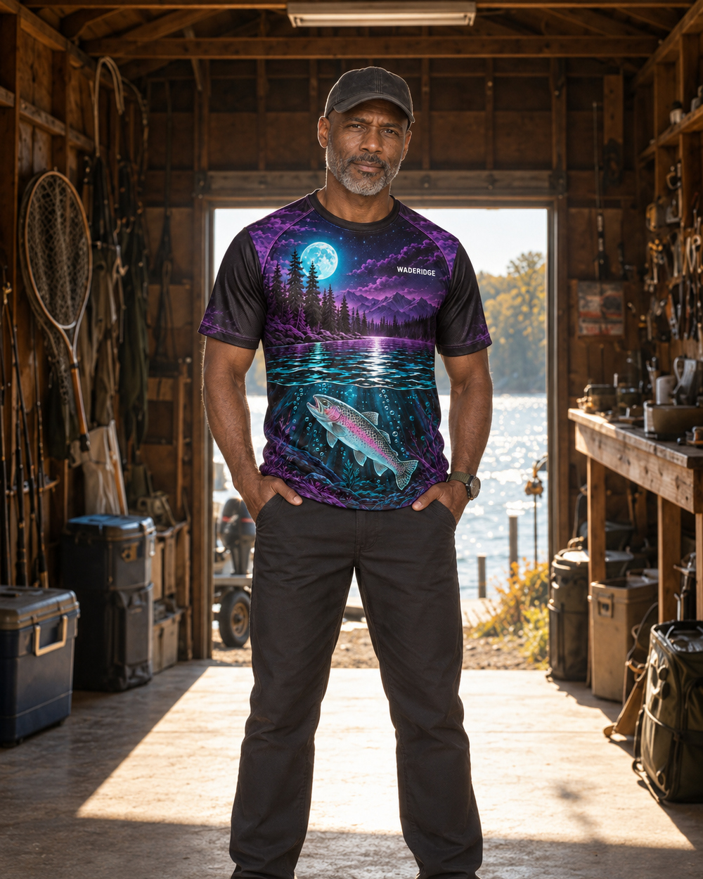 Find Trout Ghost performance tee