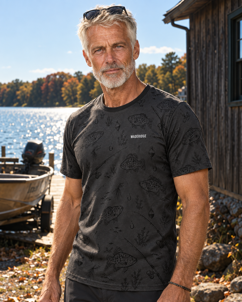 Crappie Day Type performance tee