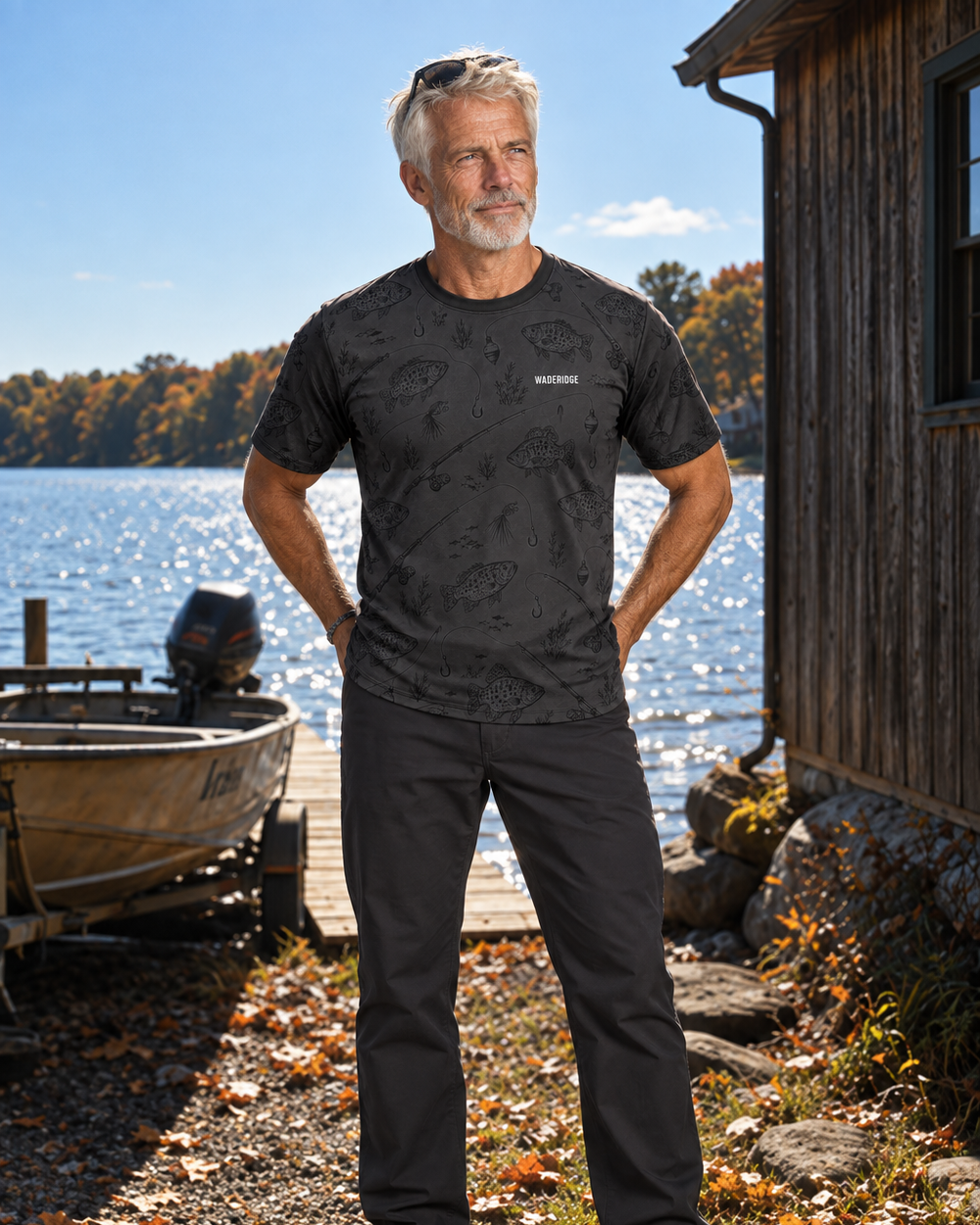 Crappie Day Type performance tee