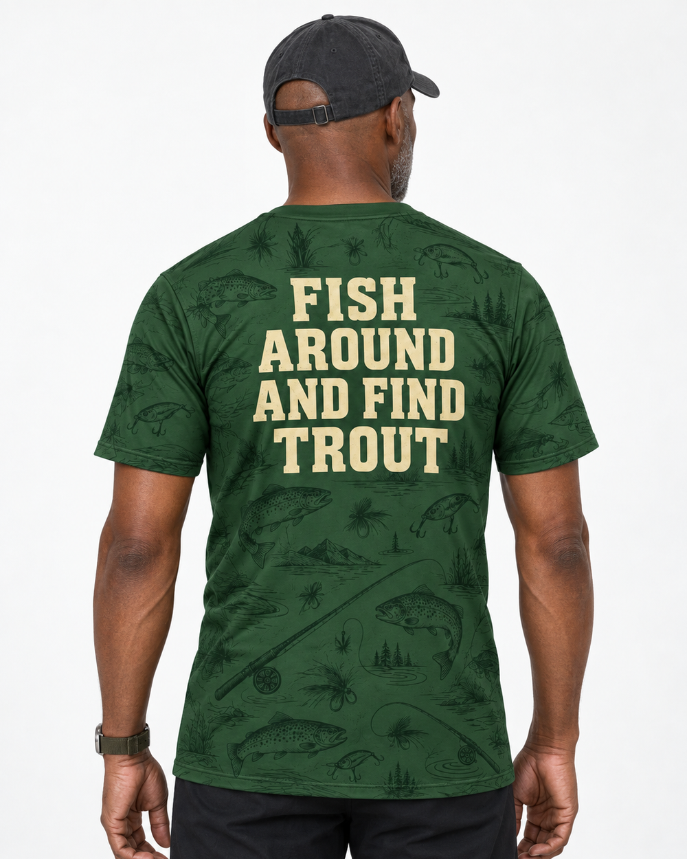 Find Trout Type performance tee