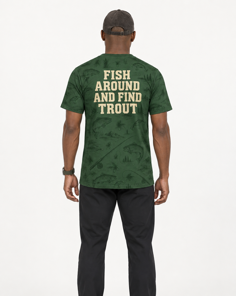 Find Trout Type performance tee