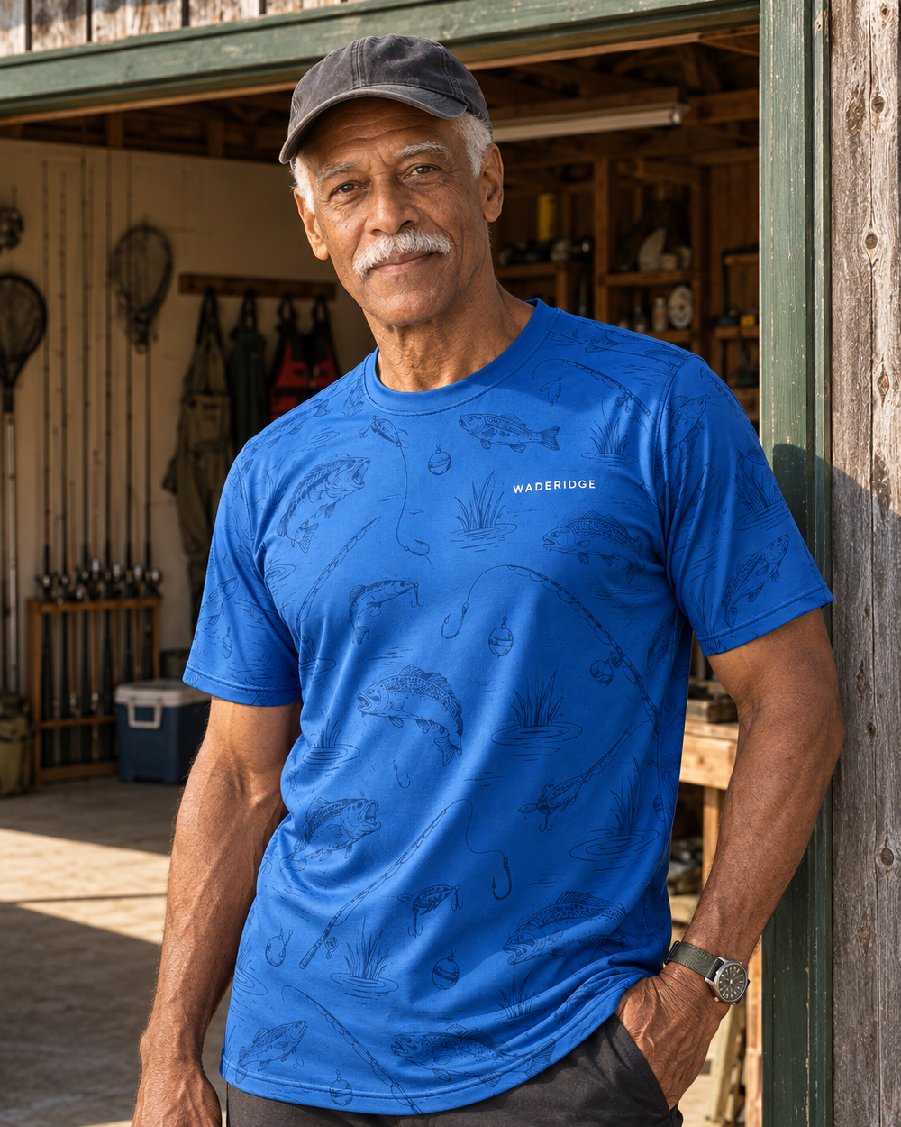 Fish Whisperer Type performance tee