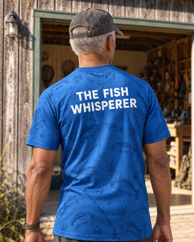 Fish Whisperer Type performance tee