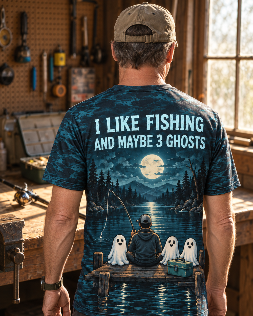 Maybe 3 Ghosts performance tee