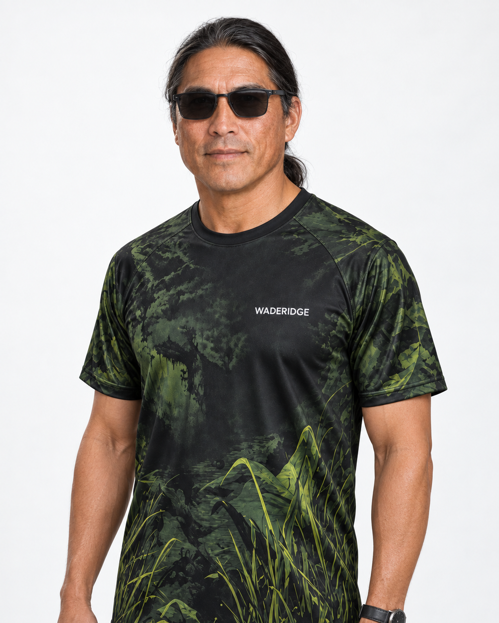 Creepin' It Reel Swamp performance tee