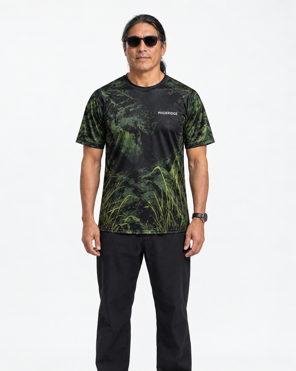 Creepin' It Reel Swamp performance tee