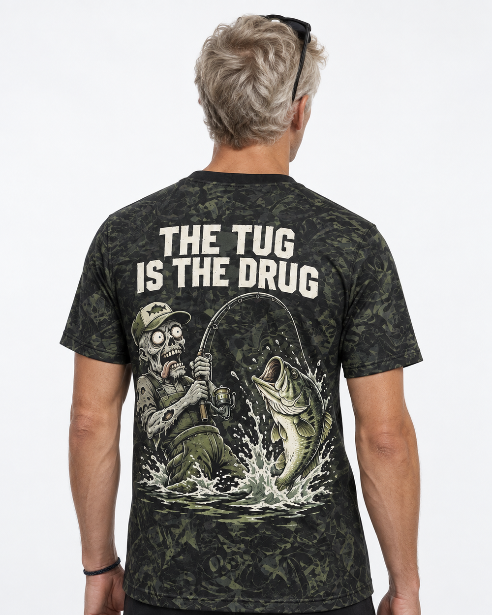 Tug Is the Drug Zombie performance tee