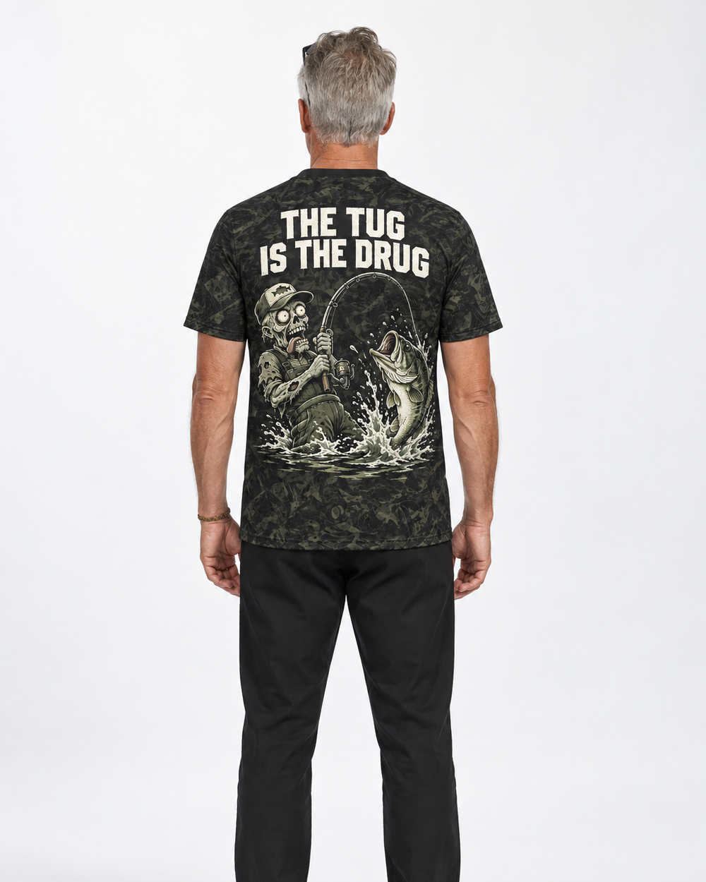 Tug Is the Drug Zombie performance tee