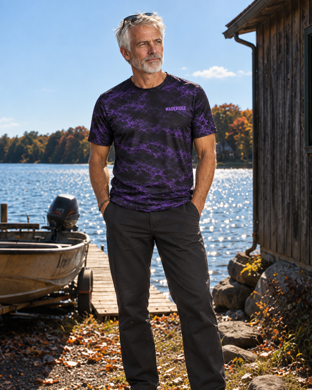 Spooky Skunked Season performance tee