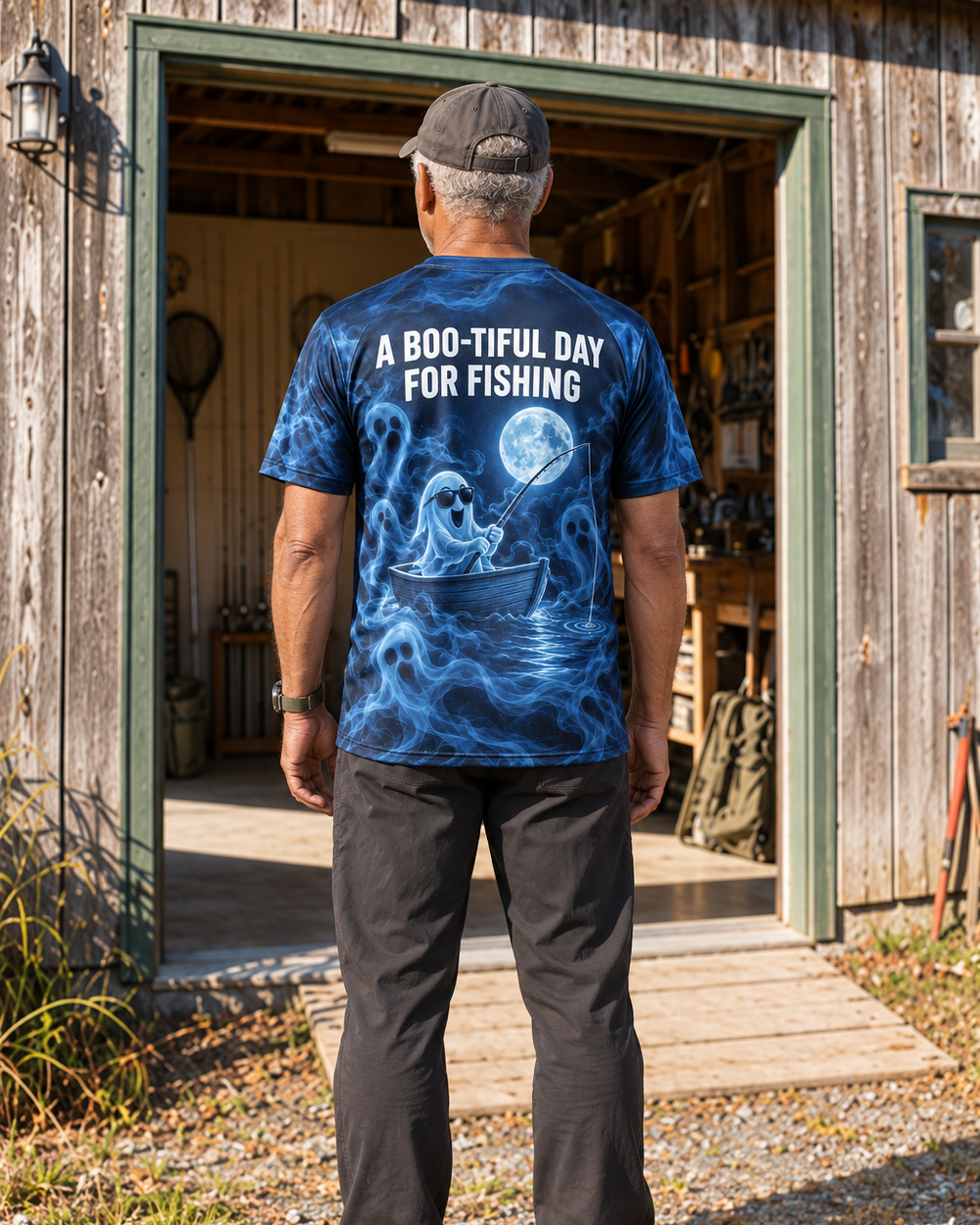 Boo-tiful Day Ghost performance tee