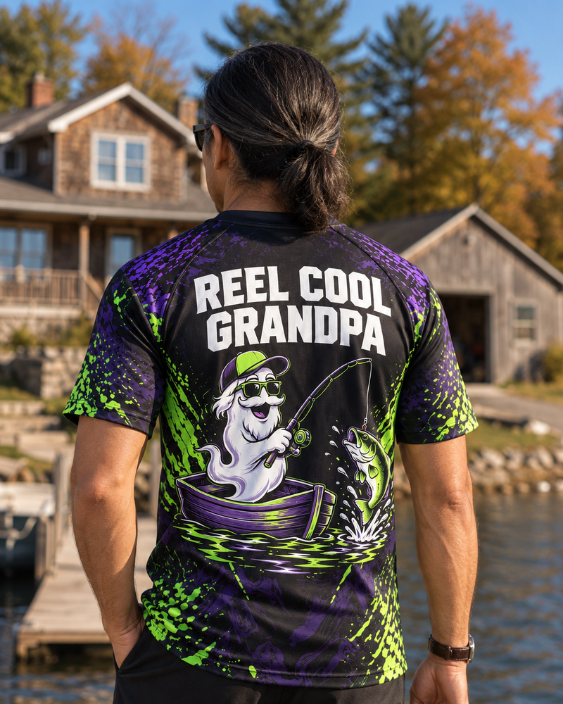 Ghost Grandpa Boat performance tee