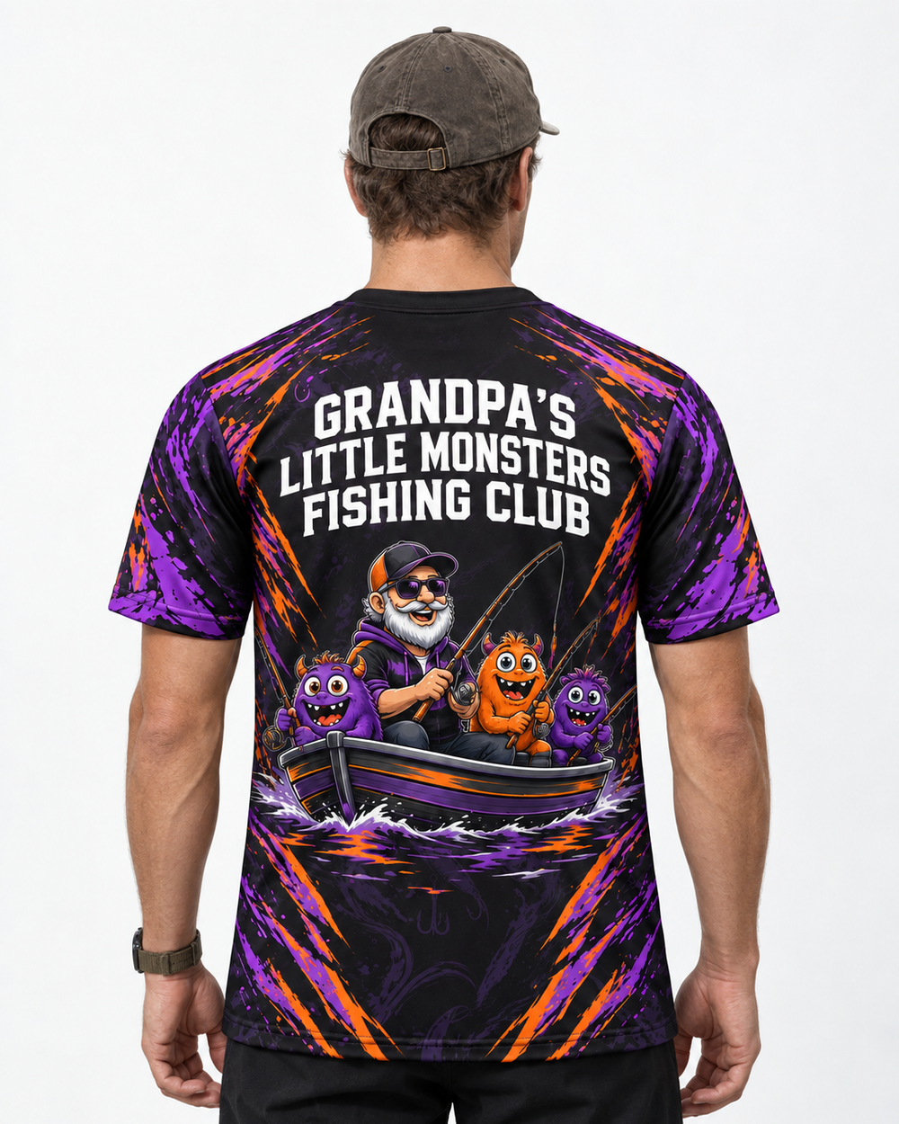 Grandpa's Little Monsters performance tee