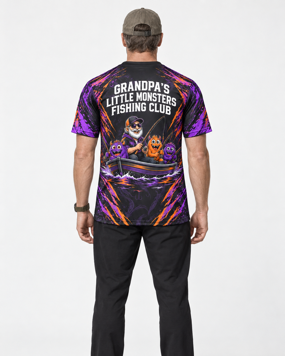 Grandpa's Little Monsters performance tee