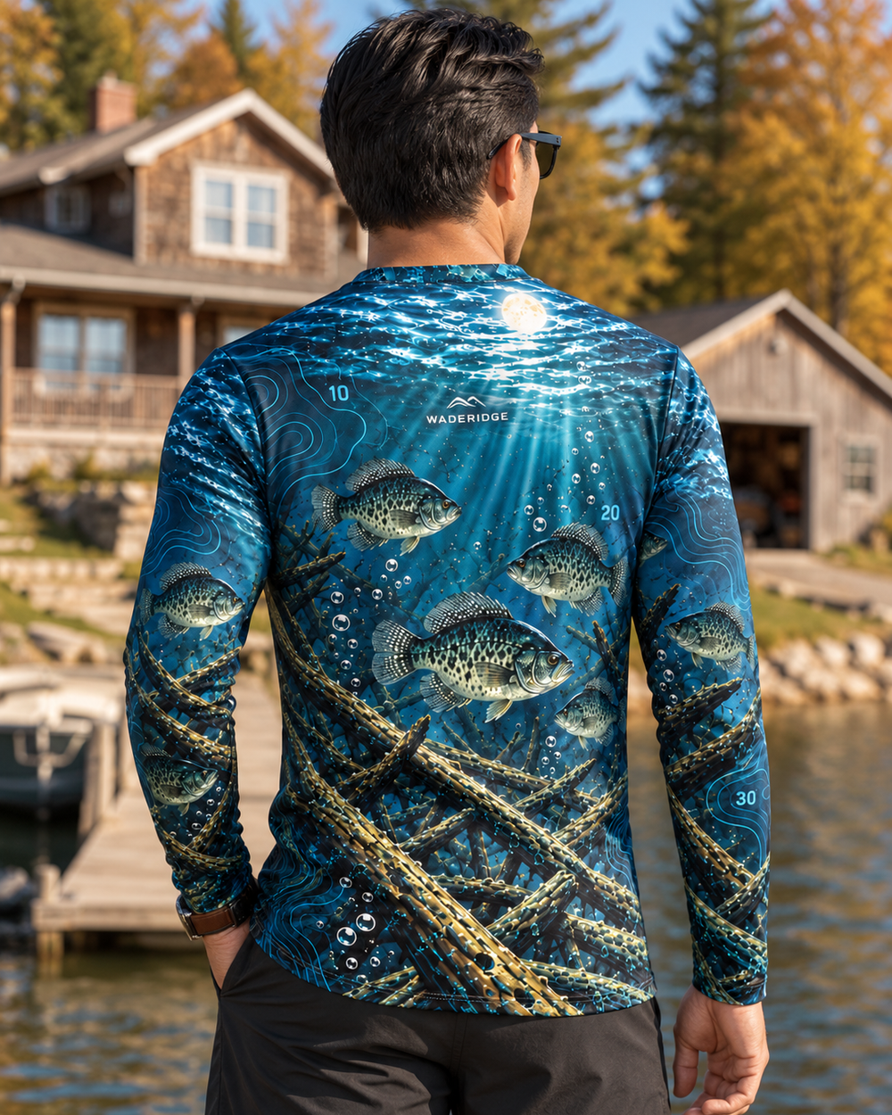 Crappie Country long sleeve sun shirt