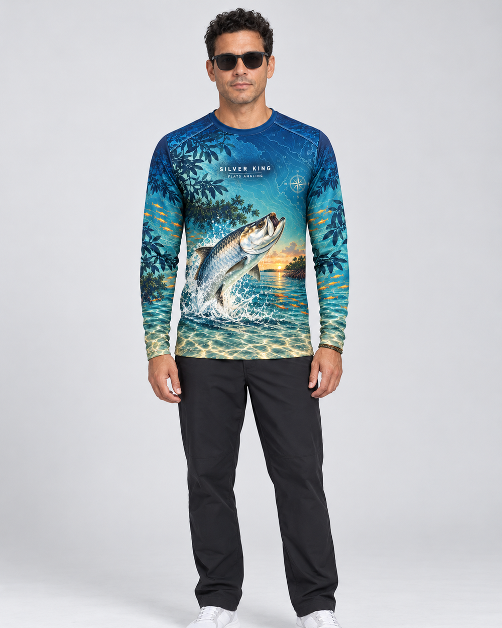 Silver King Flats long sleeve sun shirt