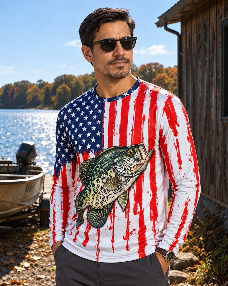 Slab Flag long sleeve sun shirt