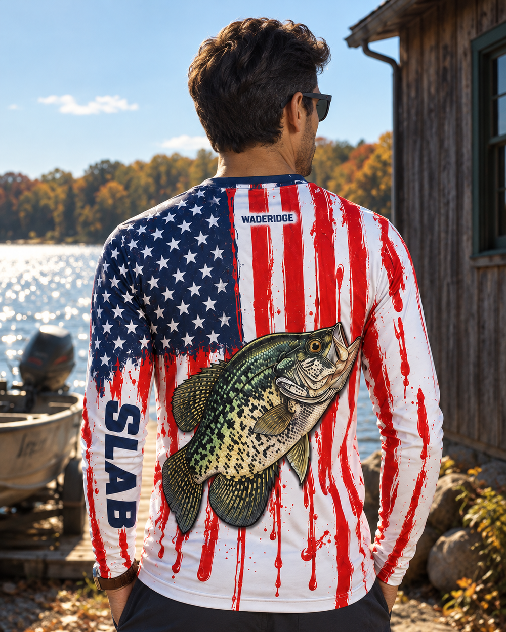 Slab Flag long sleeve sun shirt