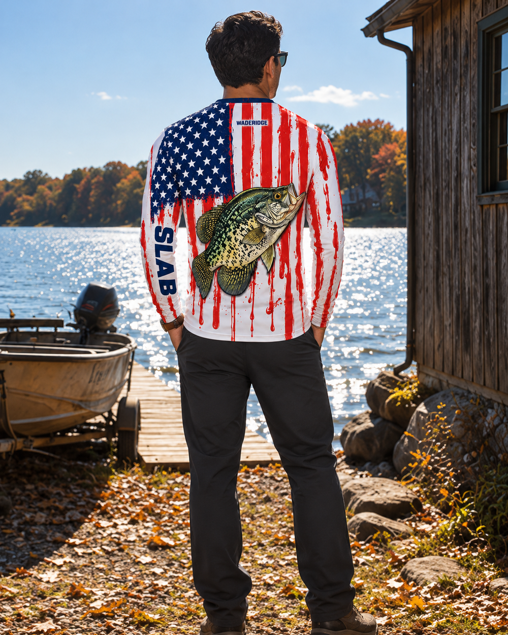 Slab Flag long sleeve sun shirt