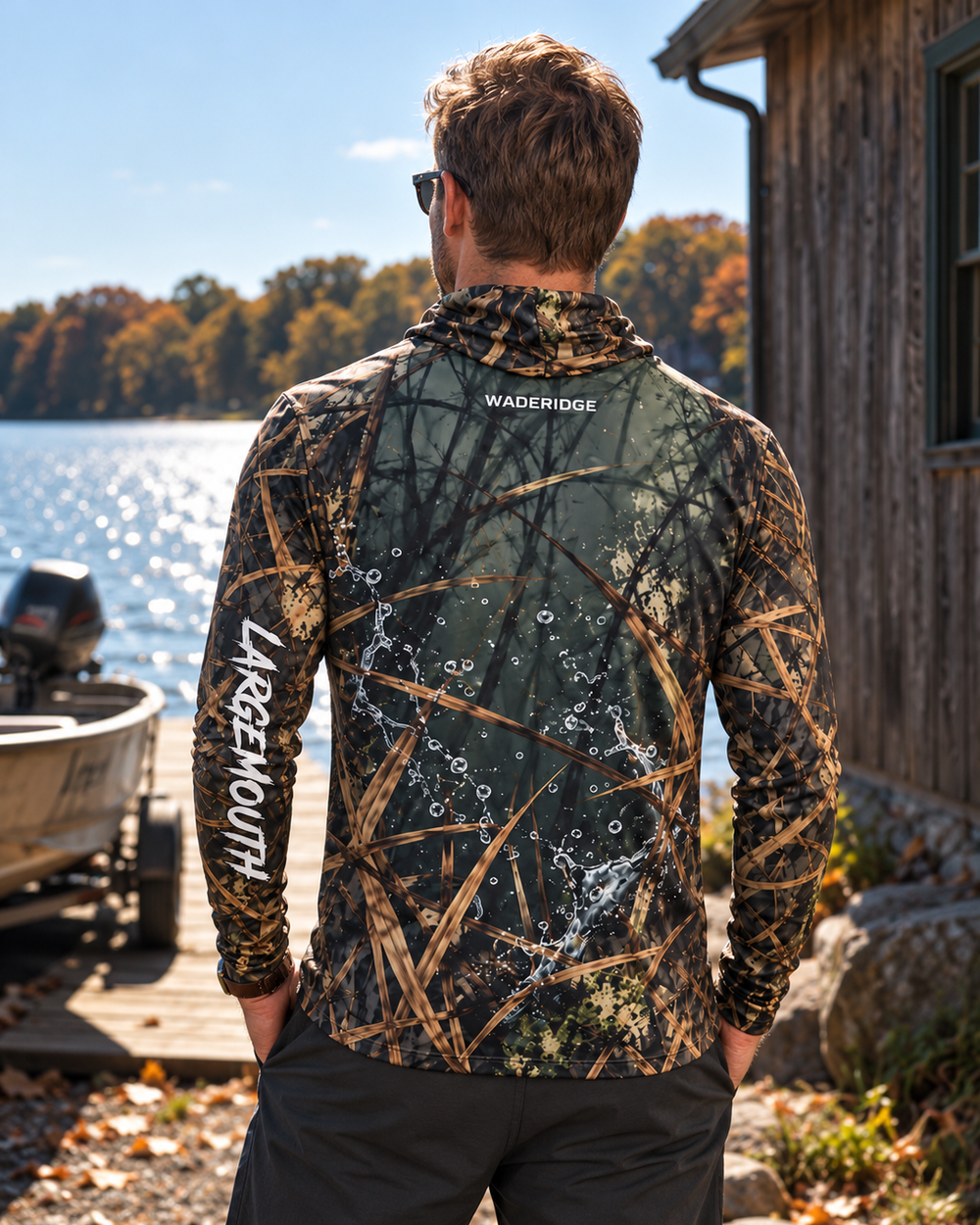 No Scope Bass gaiter hoodie