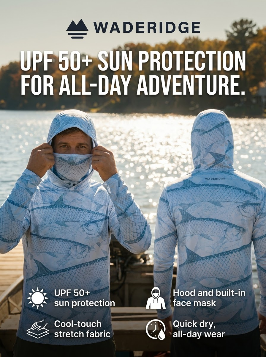 Tarpon Scales gaiter hoodie