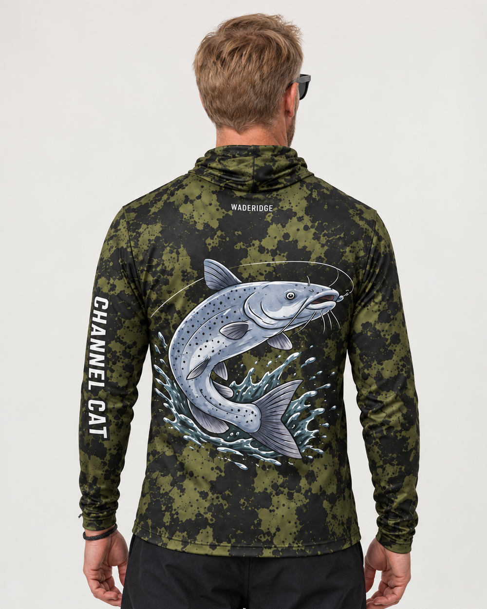 Tug Channel Cat Camo gaiter hoodie