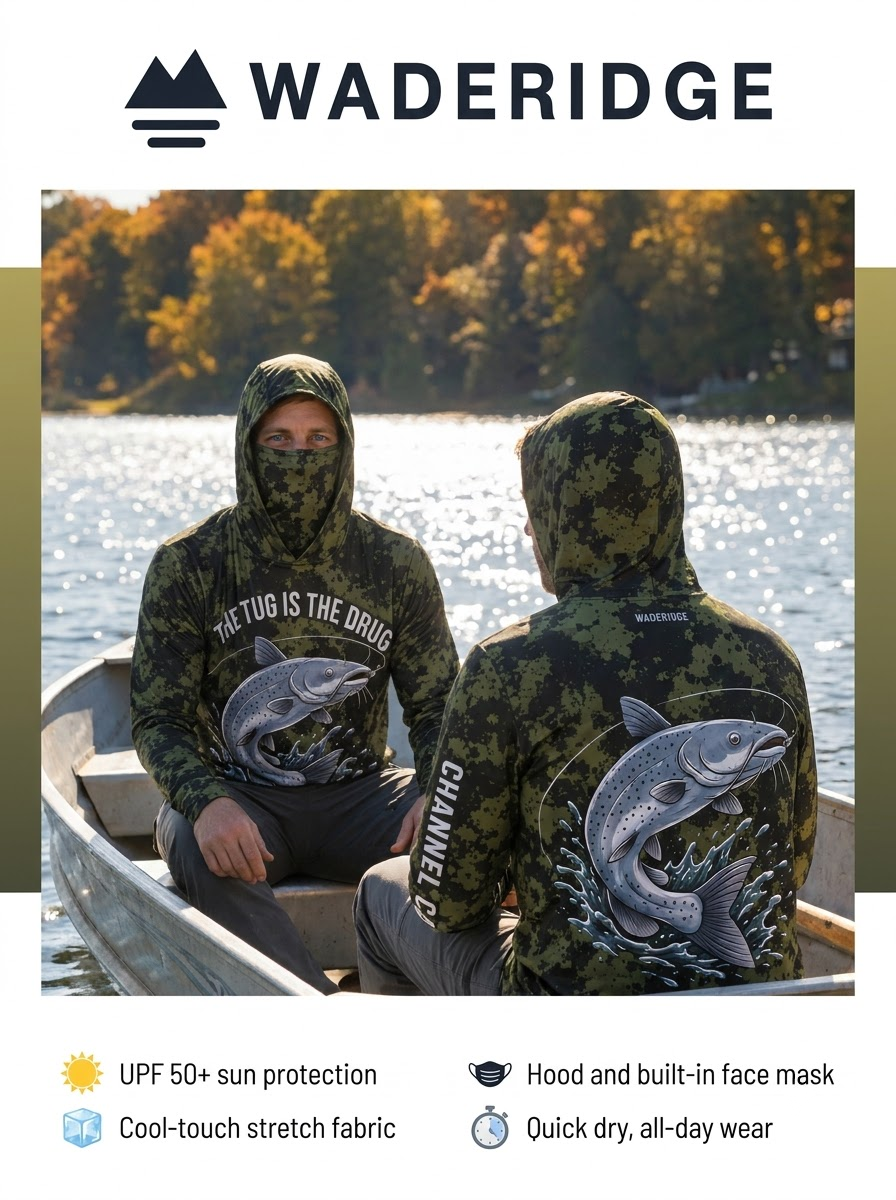 Tug Channel Cat Camo gaiter hoodie