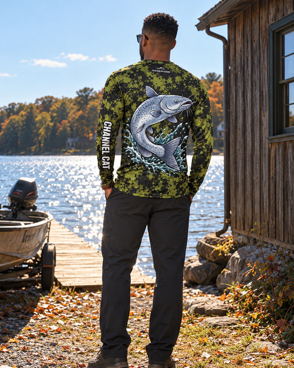 Tug Channel Cat Camo long sleeve sun shirt